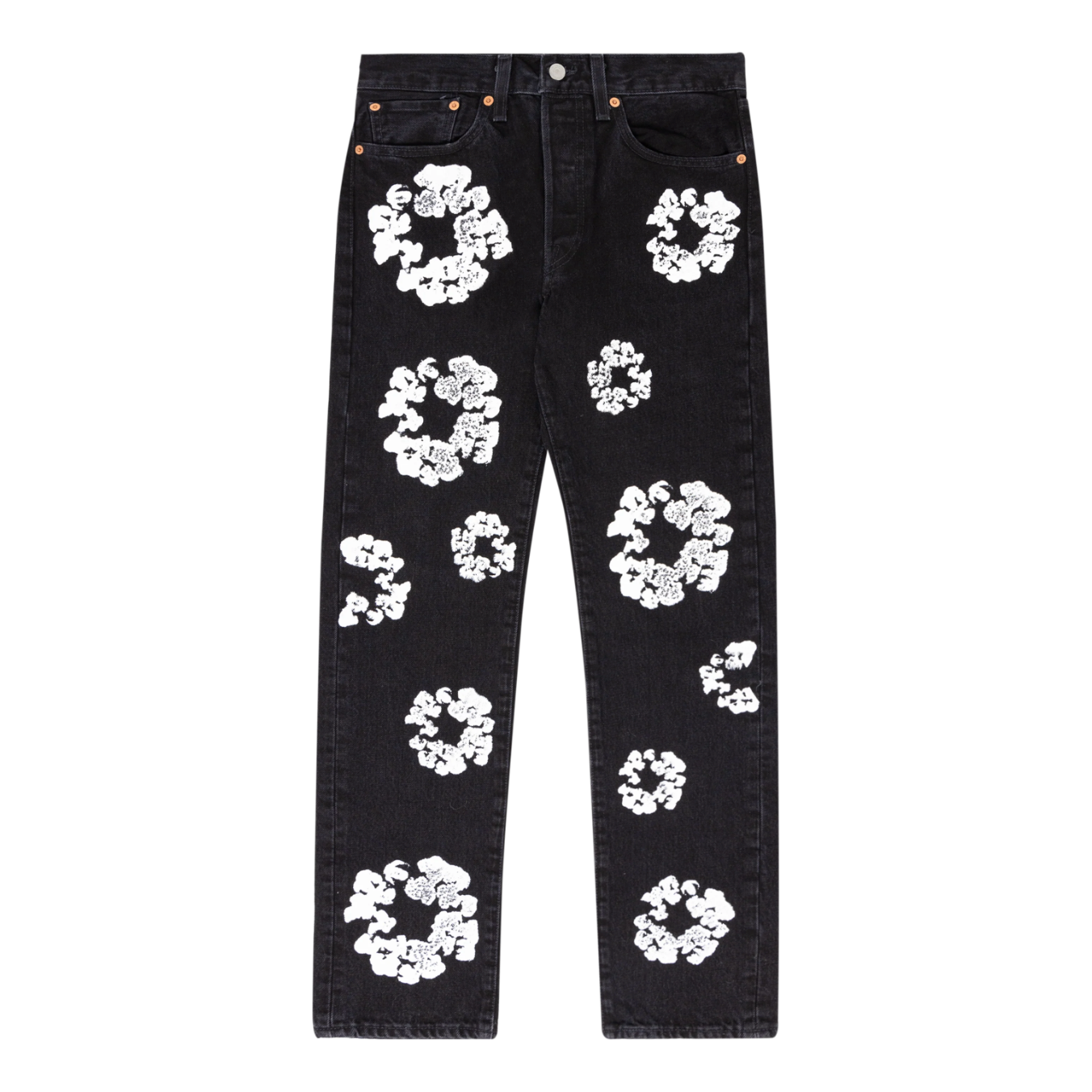 Denim Tears x Levi's Cotton Wreath Jean Black | Denim Tears