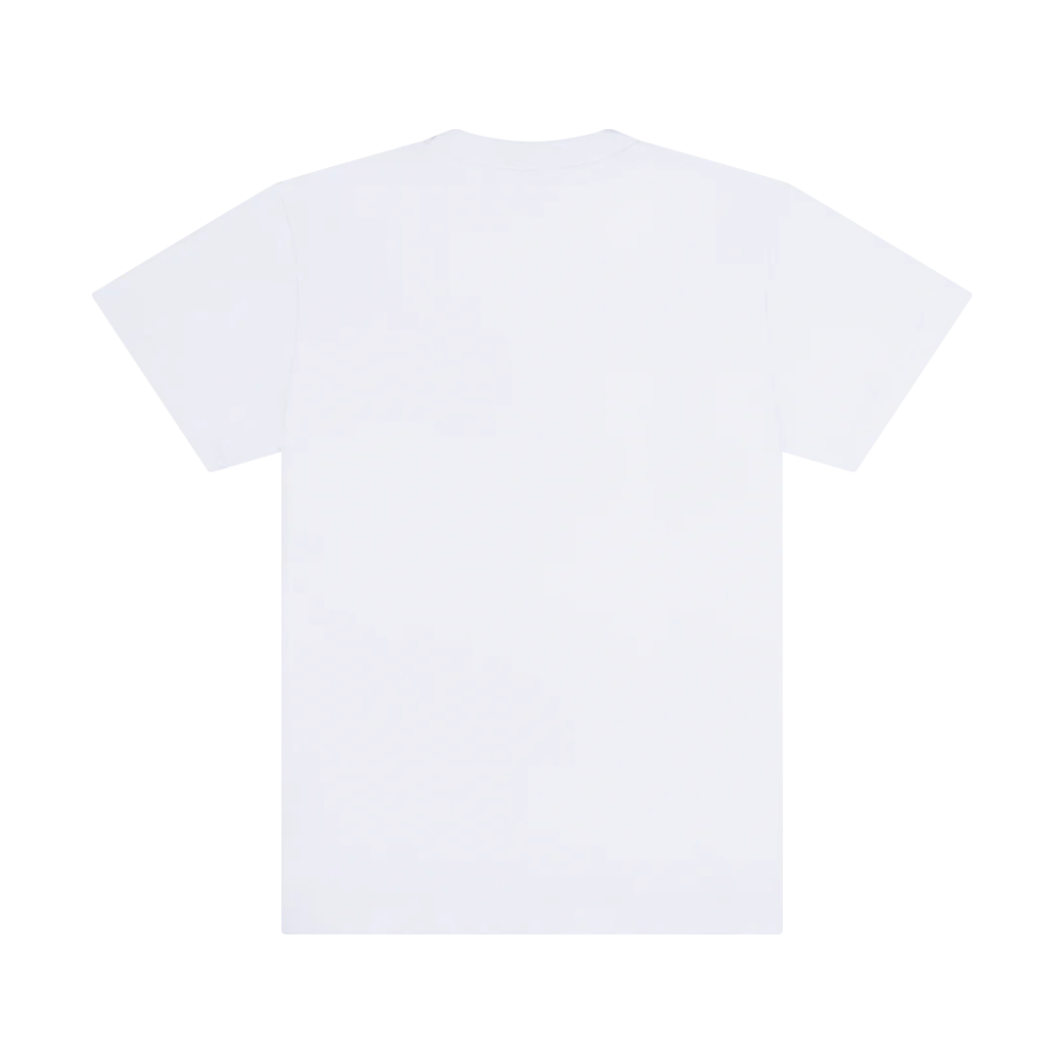 Denim Tears Logo Tee White by Denim Tears in . Available at KershKicks for £95.00. A must-have for fans of Denim Tears looking to elevate their style with this T-Shirt.