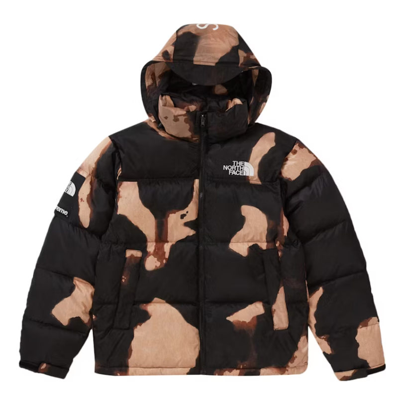 Supreme The North Face Bleached Denim Print Nuptse Jacket Black by Supreme in Uncategorized. Available at KershKicks for £500.00. A must-have for fans of Supreme looking to elevate their style with this Jacket.