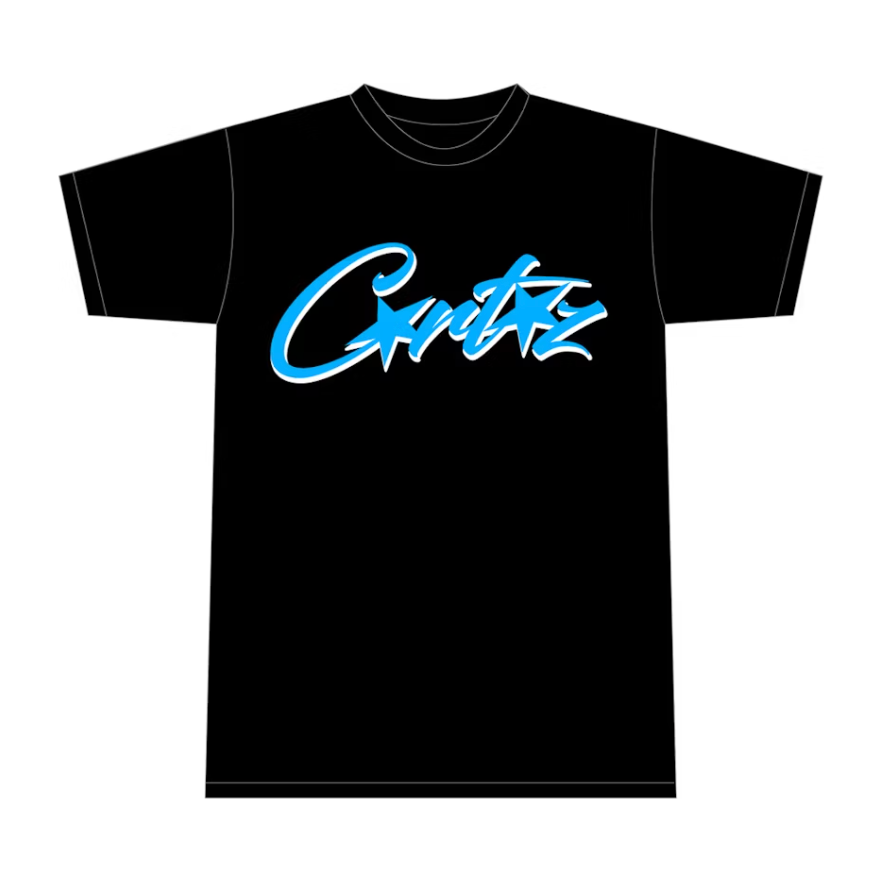 Corteiz Allstarz T-shirt Black/Blue | Corteiz | KershKicks