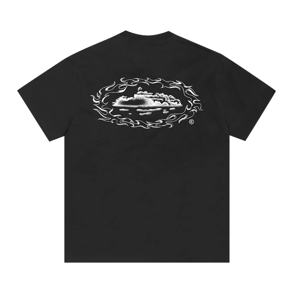 Corteiz Firey Alcatraz Tee Black