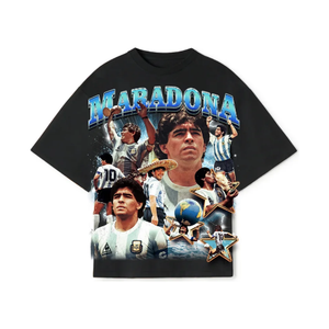 Stripteez Maradona Black Tee | Stripteez | KershKicks