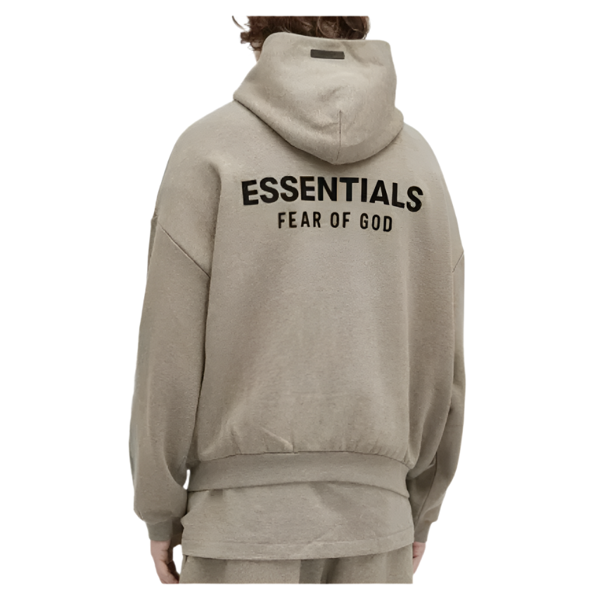 Fear of God Essentials Fleece Hoodie (FW24) Heather Gray