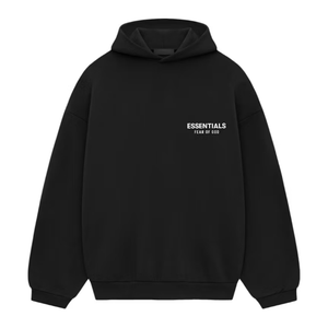 【即発送】essentials Fear Of God Logo Hoodie Fear of God Essentials Fleece Hoodie (FW24) Black | Fear Of God
