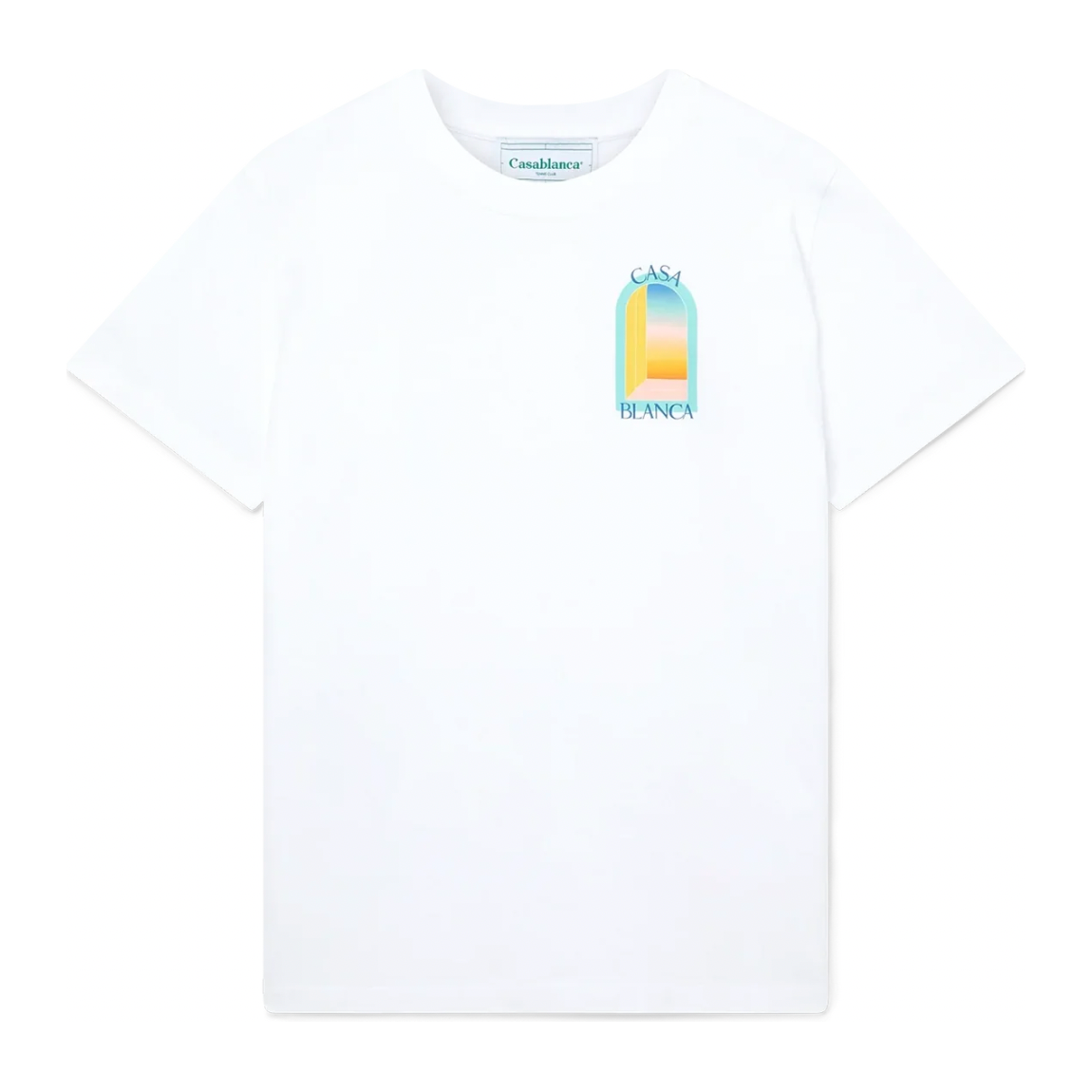 Casablanca L'Arc Coloré T-Shirt White