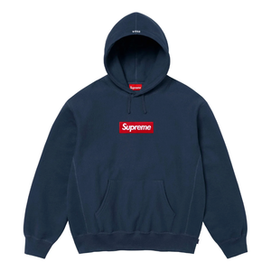 Supreme Box Logo Hooded Sweatshirt (FW24) Navy | Supreme | KershKicks Supreme Box Logo Hooded Sweatshirt (FW24) Navy | Supreme | KershKicks