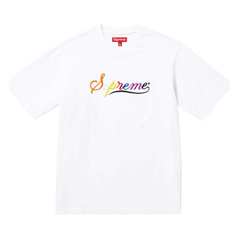 Supreme Cursive S/S Top White | Supreme | KershKicks