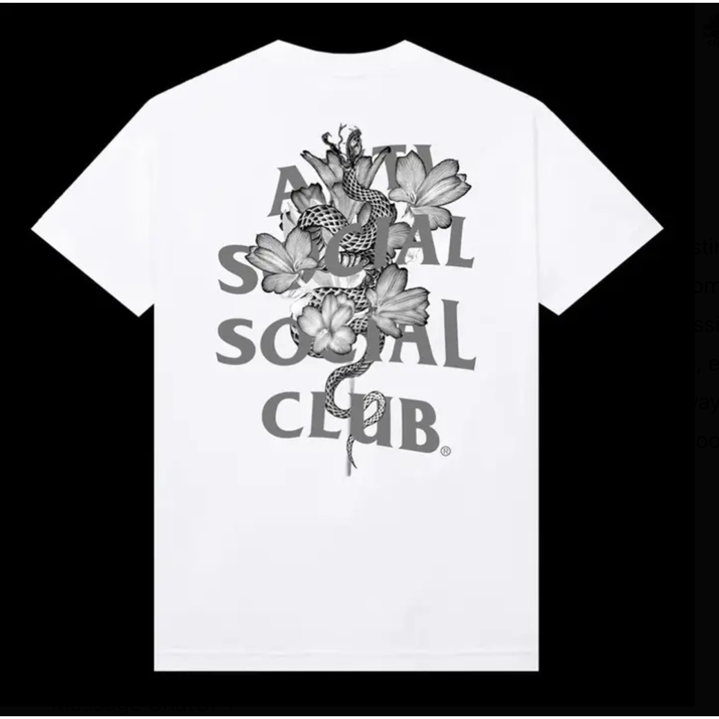 Anti Social Social Club Hokkaido 3M Tee White