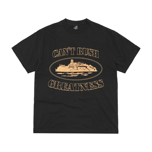 Corteiz x Central Cee Can’t Rush Greatness Tee Black