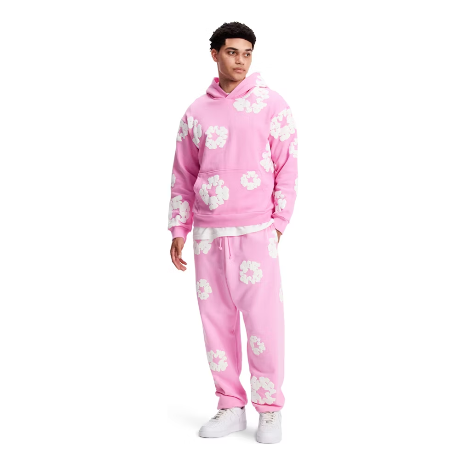 Denim Tears The Cotton Wreath Sweatpants Pink