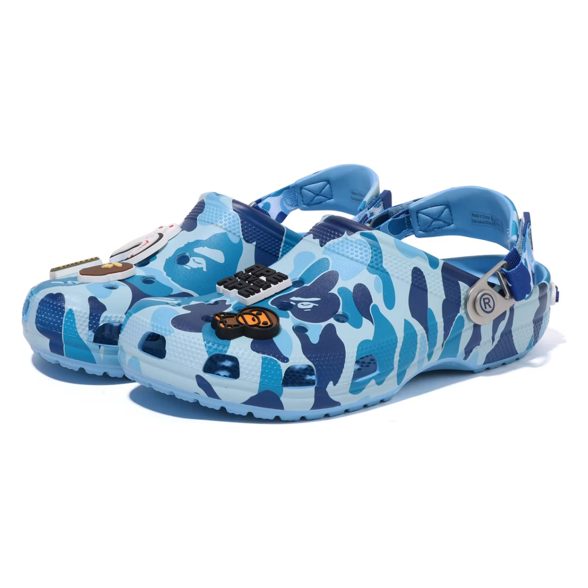 Crocs Classic Clog A Bathing Ape ABC Camo Blue