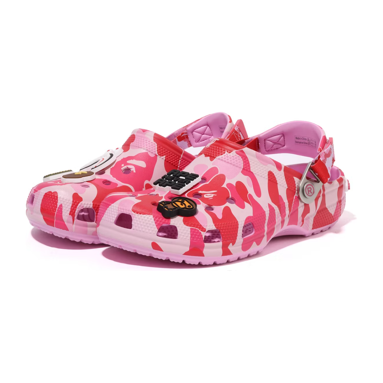 Crocs Classic Clog A Bathing Ape ABC Camo Pink
