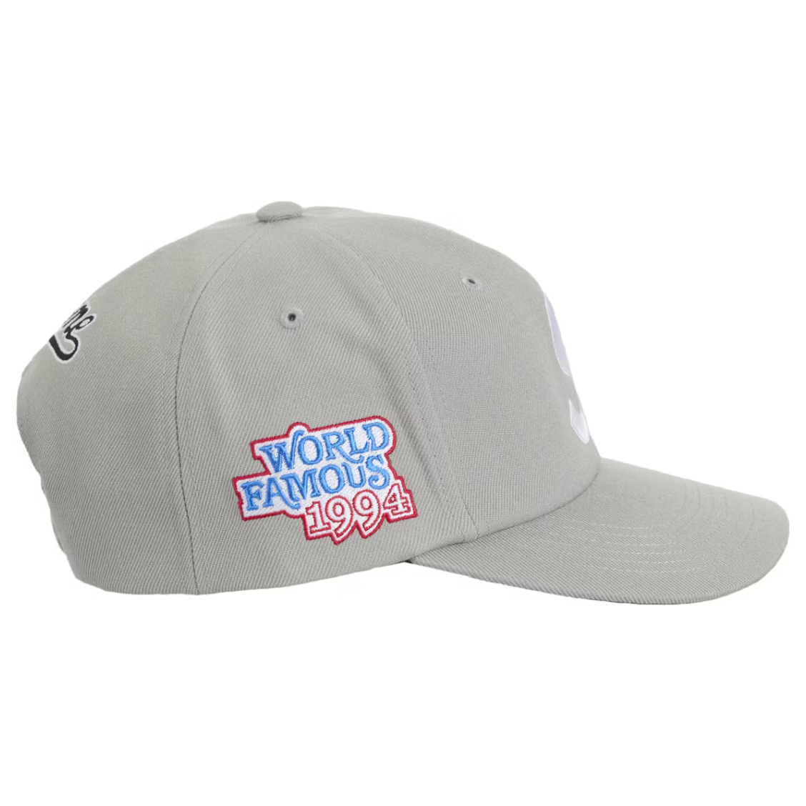 Supreme World Famous S Logo 6-Panel Grey | Supreme | KershKicks Supreme World Famous S Logo 6-Panel Grey | Supreme | KershKicks