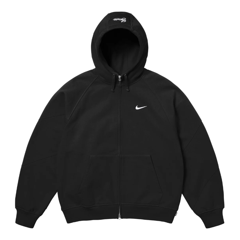 Supreme Nike Zip Up Hooded Sweatshirt Black | Supreme | KershKicks