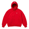 Supreme Nike Zip Up Hooded Sweatshirt Red