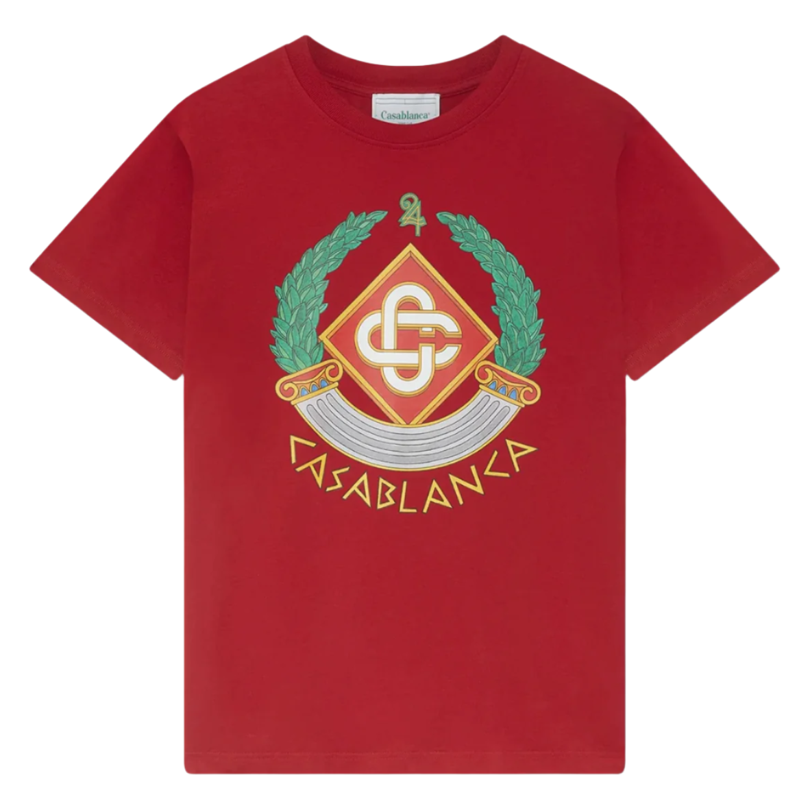 Casablanca Casa Crest T-Shirt Red