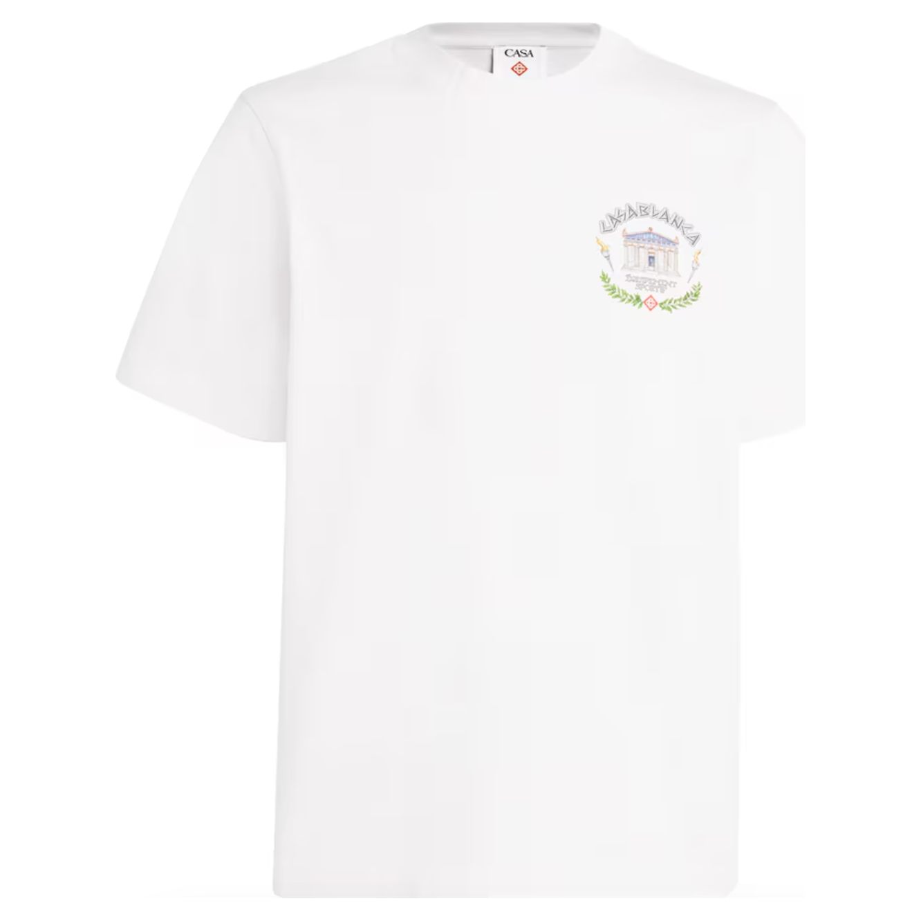 Casablanca Le Temple Du Sport T-Shirt White