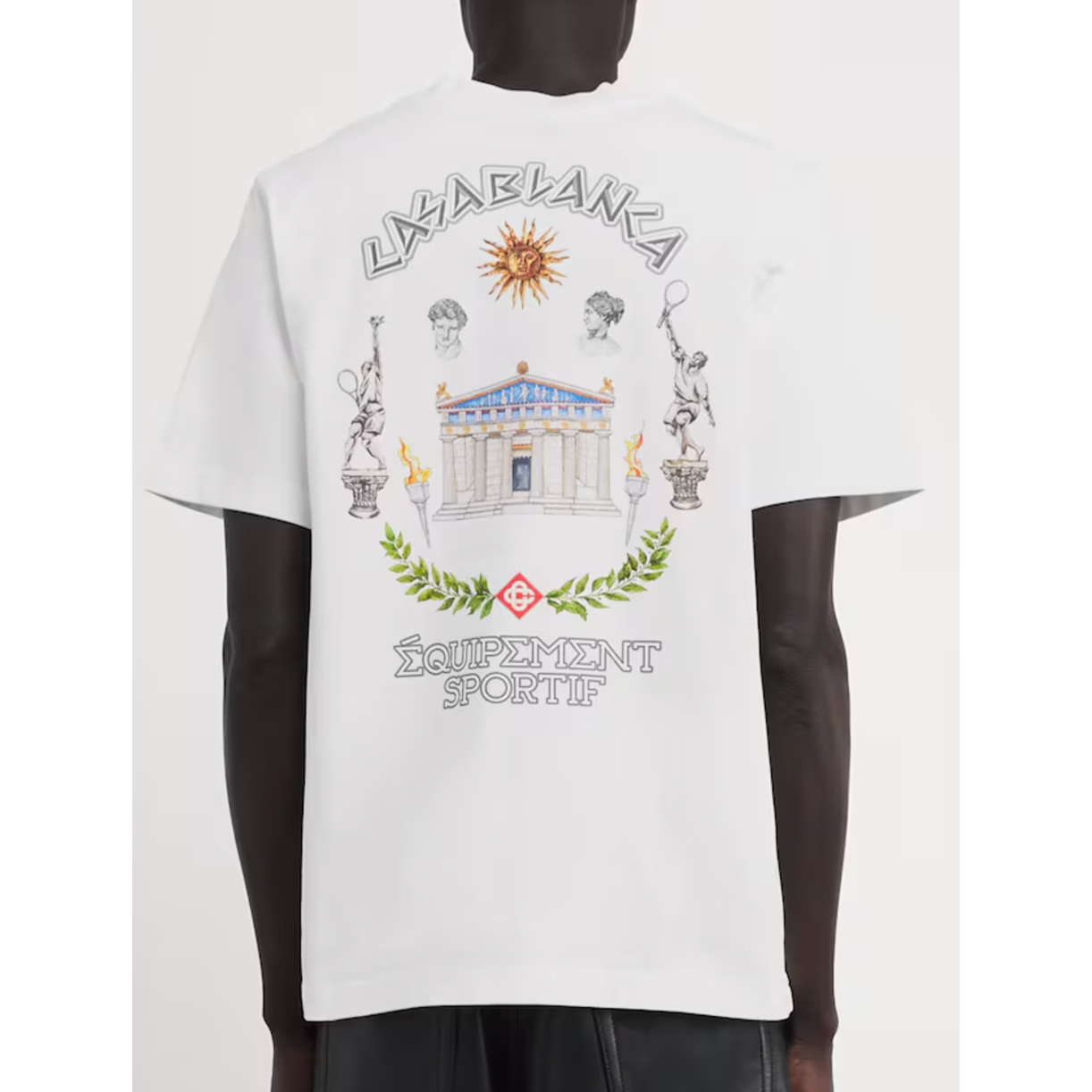 Casablanca Le Temple Du Sport T-Shirt White
