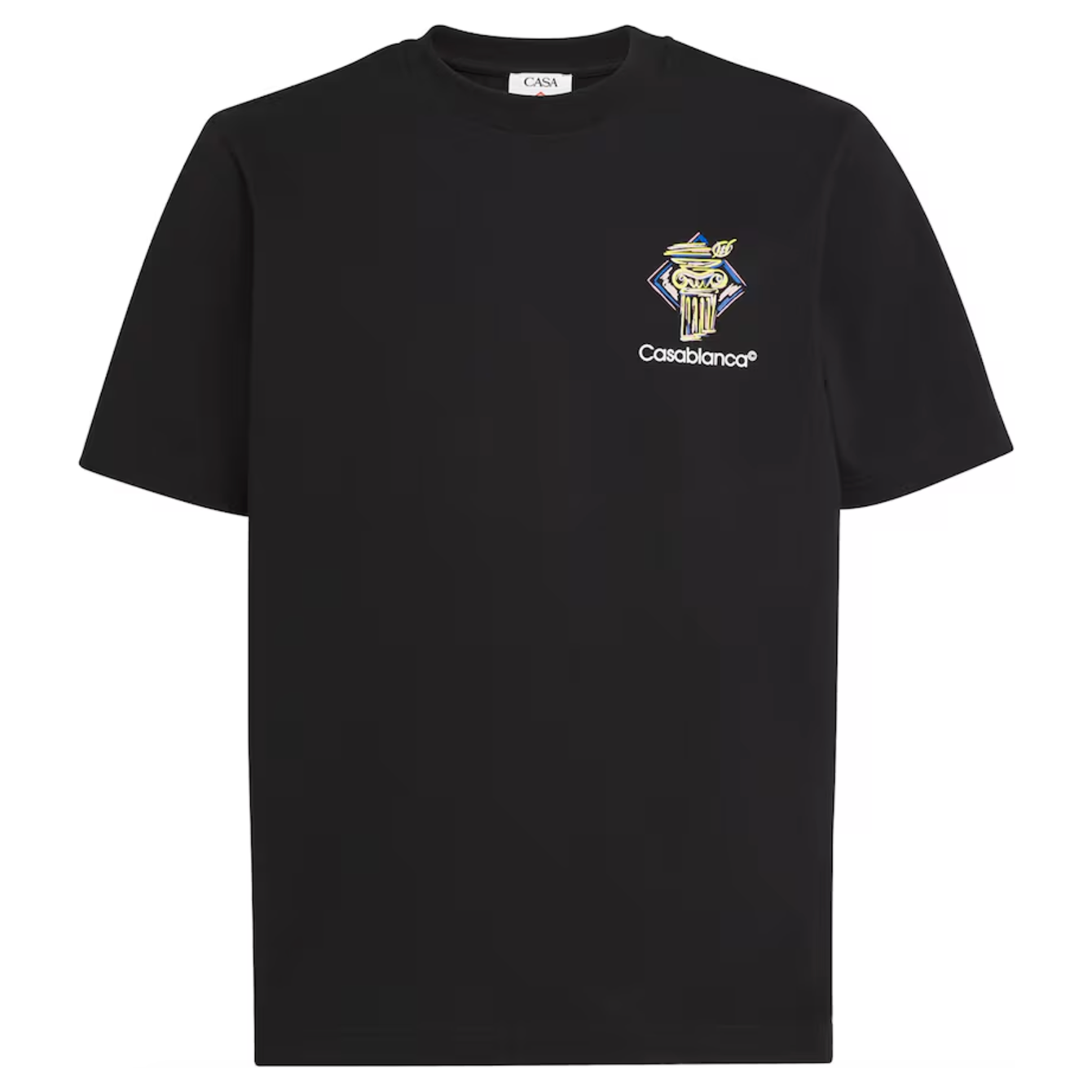 Casablanca Diamond Column T-Shirt Black