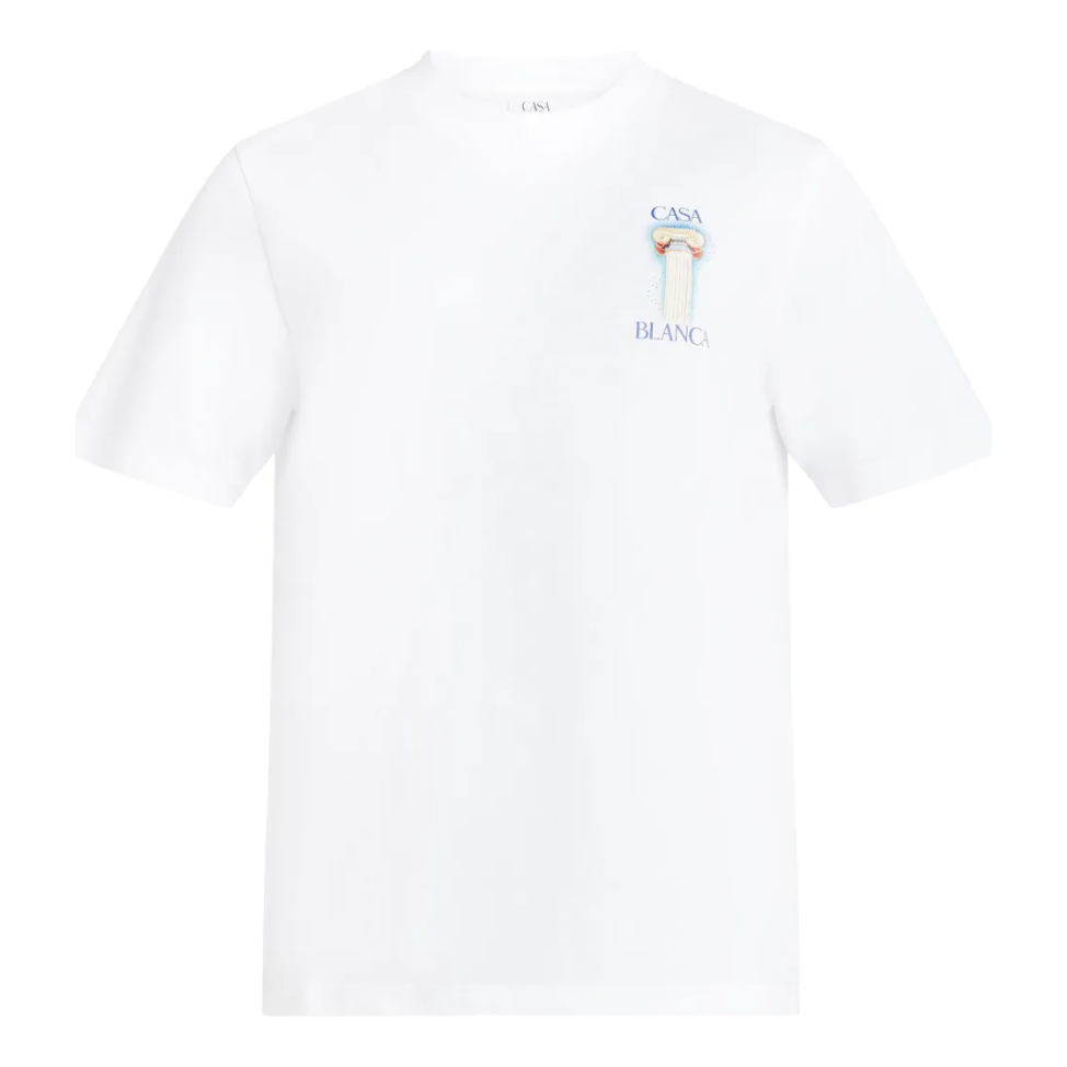 Casablanca La Colomne T-Shirt White