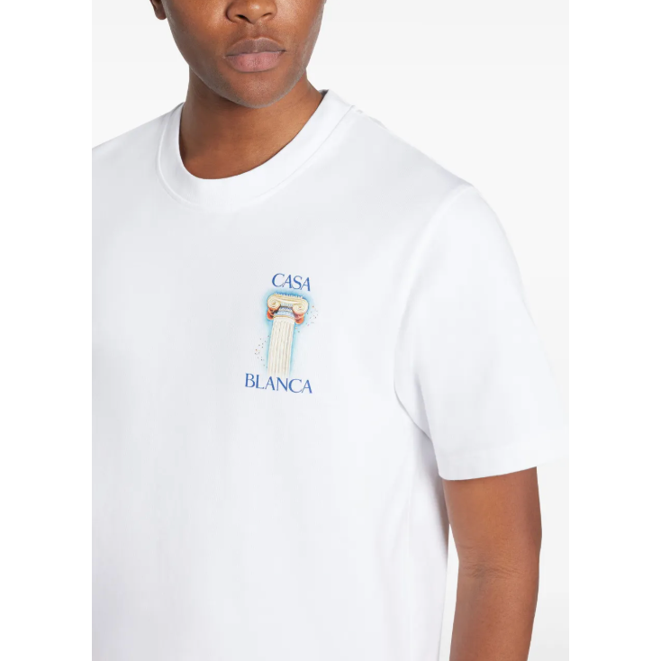 Casablanca La Colomne T-Shirt White