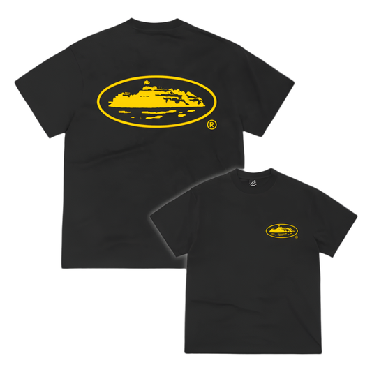 Corteiz OG Island Tee Black/Yellow