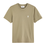 Ami Paris Ami De Coeur T-shirt Khaki