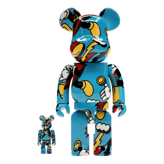 Bearbrick Grafflex 100% & 400% Set