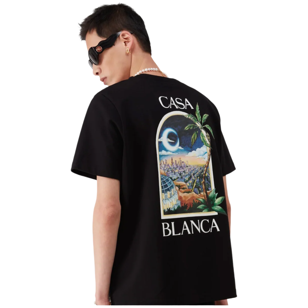 Casablanca LA Night T-Shirt Black