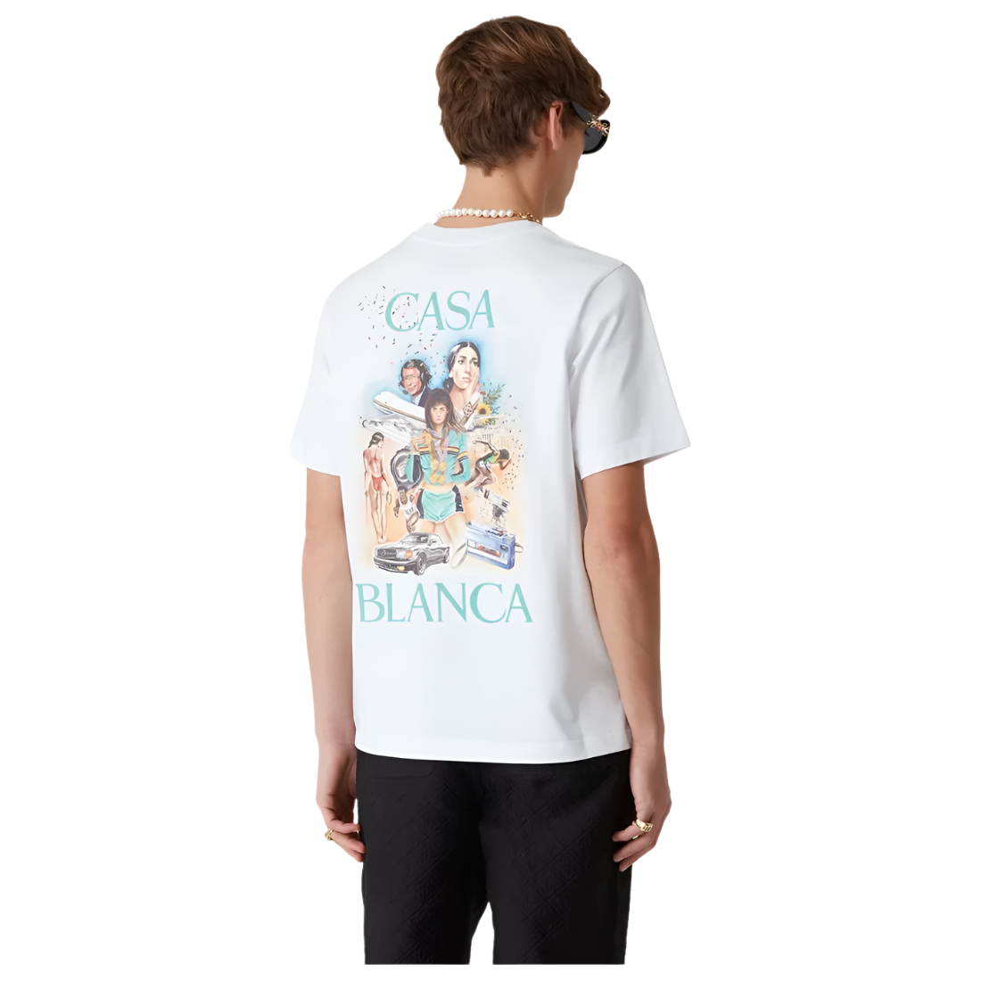 Casablanca Celebration Du Sport T-Shirt White