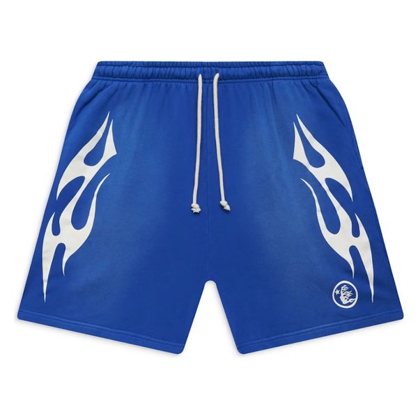 Hellstar Flame Shorts ヘルスター ショーツ Hellstar Flame Shorts Blue/White | Hellstar | KershKicks