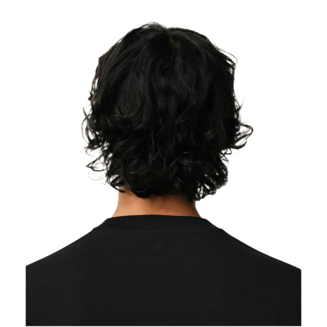 Ami Paris Ami de Coeur Organic Cotton T-Shirt Black