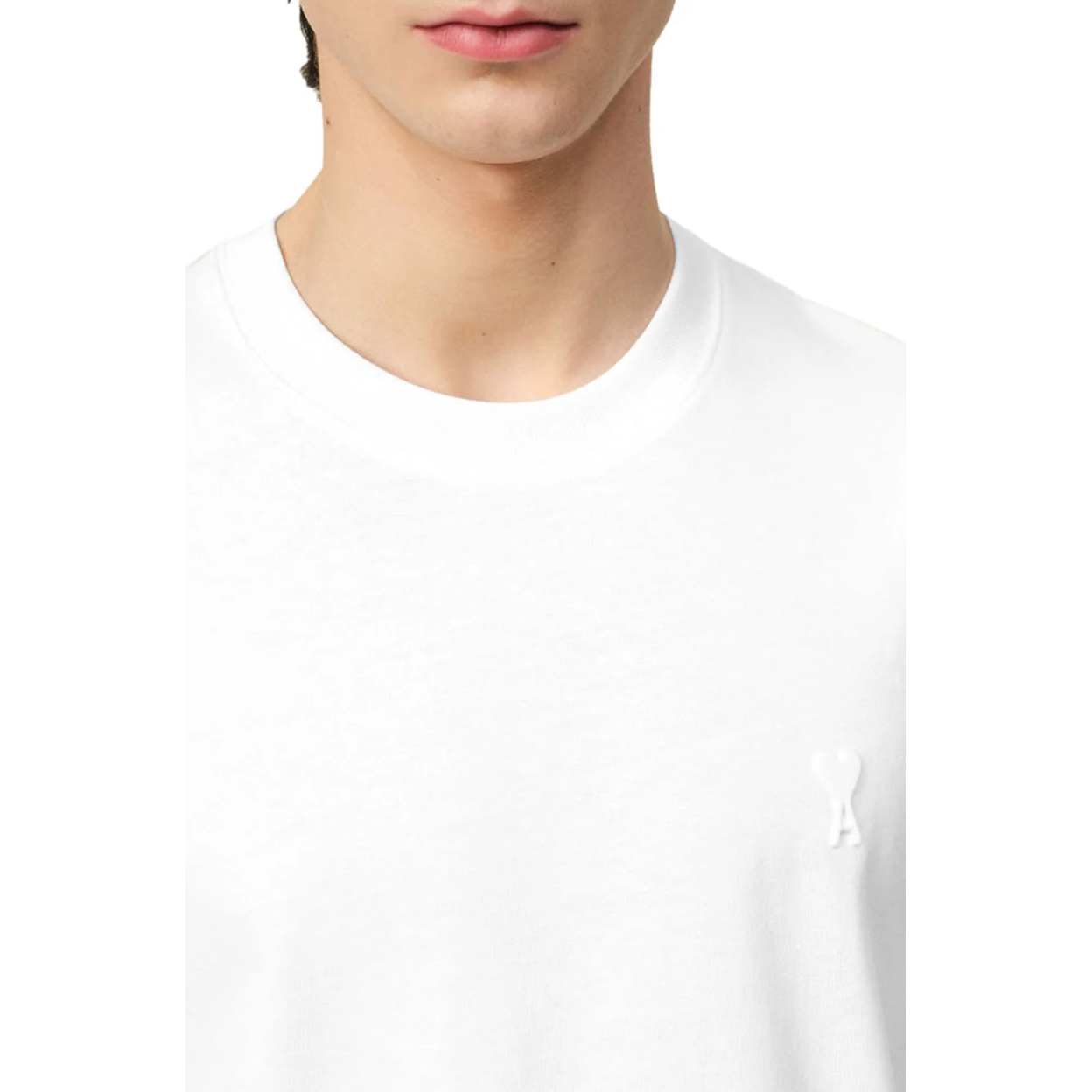 Ami Paris Ami de Coeur Organic Cotton T-Shirt White