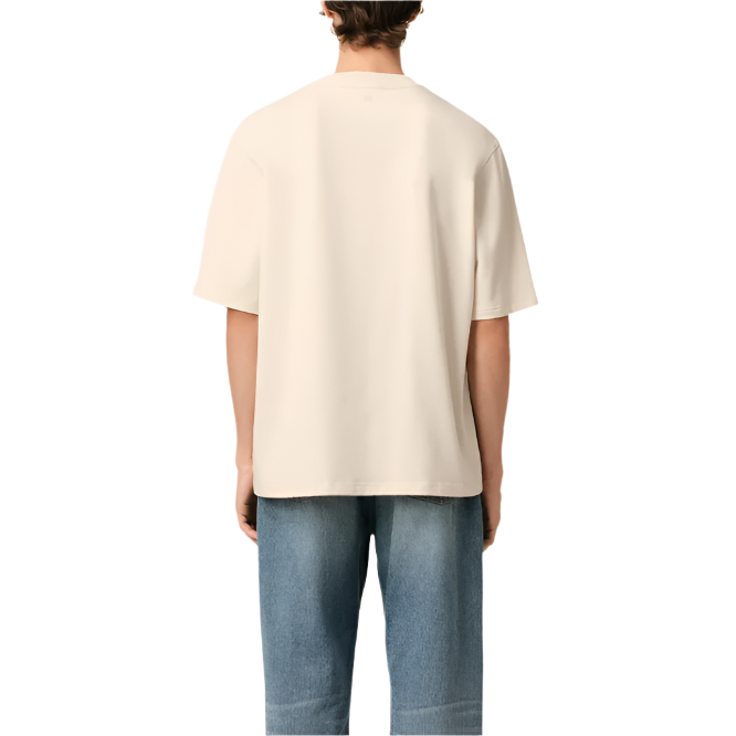 AMI Paris Ami de Coeur Patch T-Shirt Beige