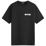 Jacquemus Gros Grain Logo T-Shirt Black
