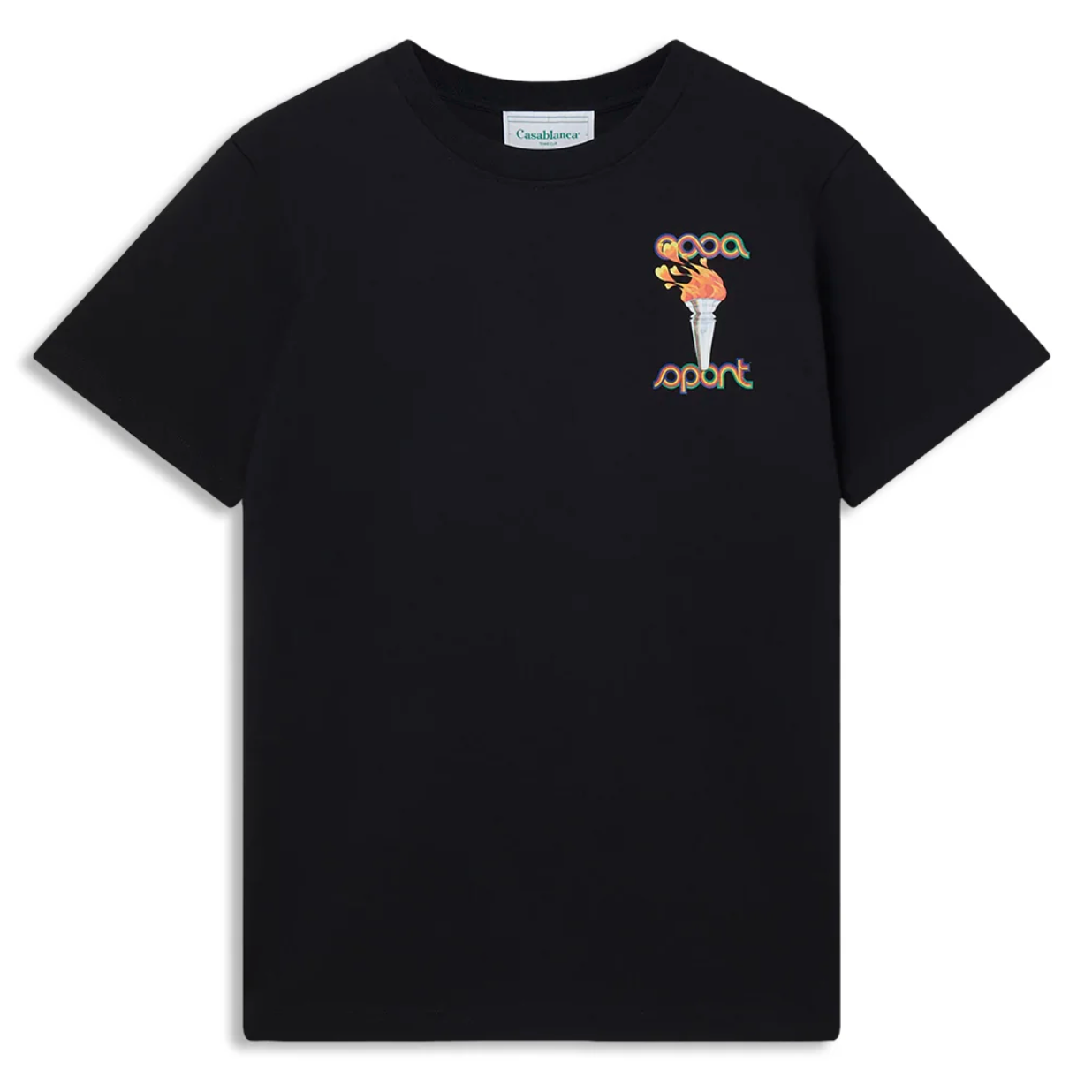 Casablanca La Flamme Du Sport T-Shirt Black