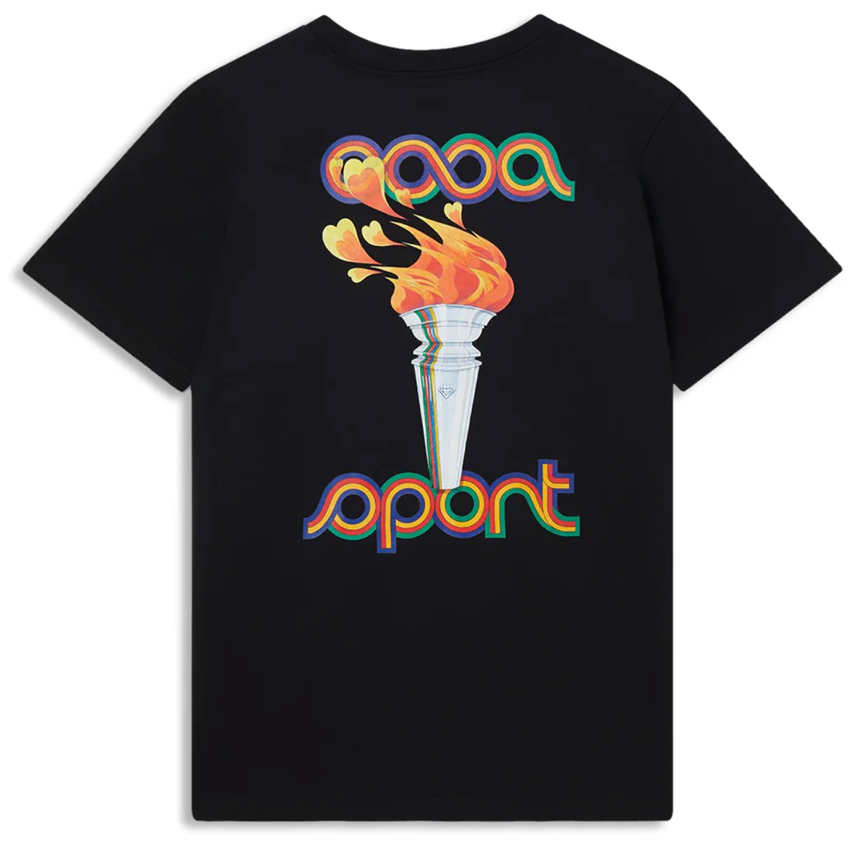 Casablanca La Flamme Du Sport T-Shirt Black
