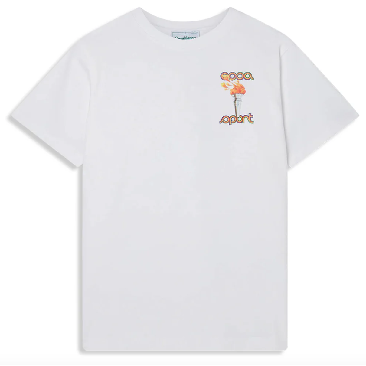 Casablanca La Flamme Du Sport T-Shirt White