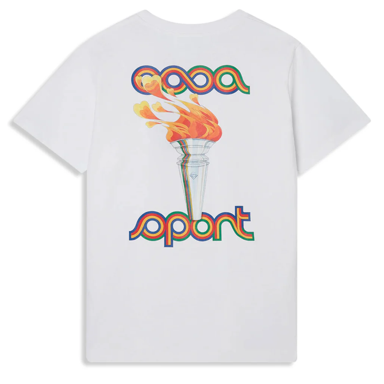 Casablanca La Flamme Du Sport T-Shirt White