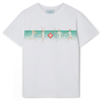 Casablanca Playful Stripes T-Shirt White