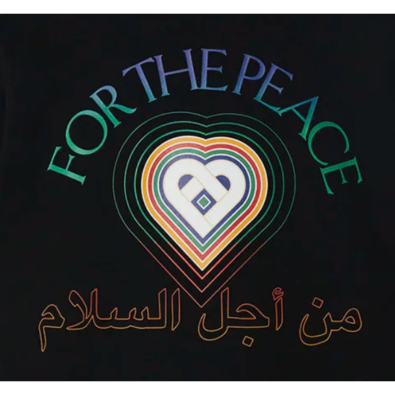 Casablanca For The Peace T-Shirt Black