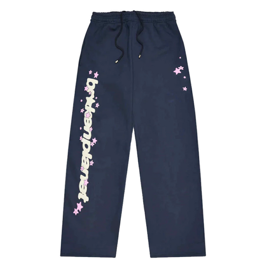 Broken Planet Market All The Stars Sweatpants Deep Navy/Pink