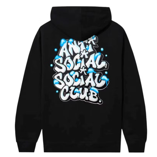 Anti Social Social Club Powder Hoodie Black