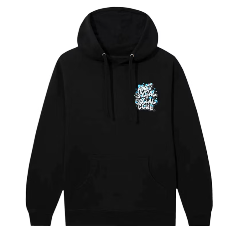 Anti Social Social Club Powder Hoodie Black