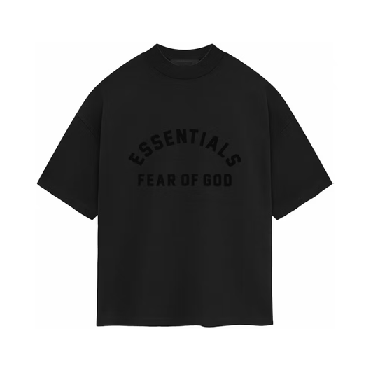 Fear of God Essentials Heavy Jersey Crewneck Tee Jet Black