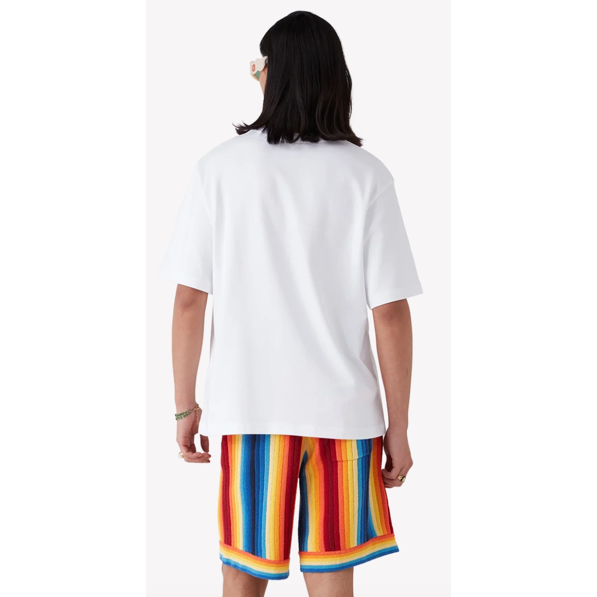 Casablanca Beach Wave T-Shirt White