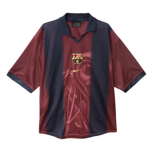 Travis Scott x Nike x FC Barcelona Retro 2000/01 Home Skeleton Jersey