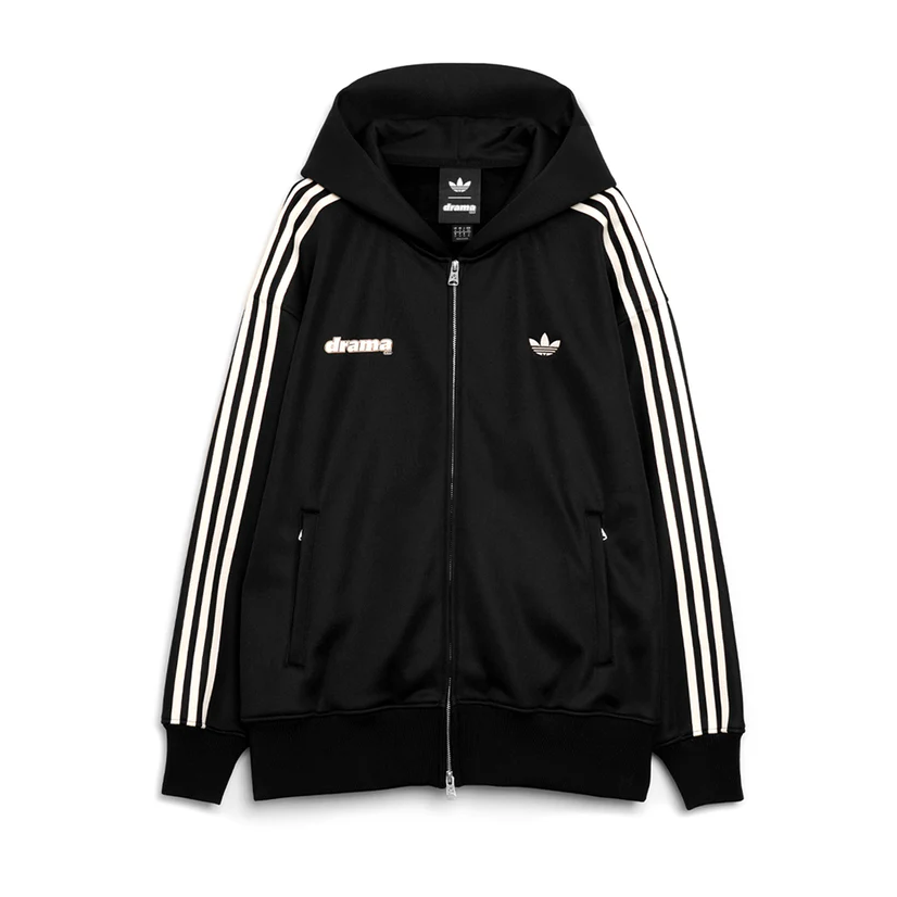 Drama x Adidas Zip Up Hood Black