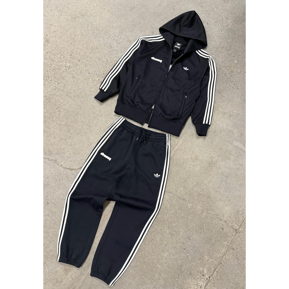 Drama x Adidas Zip Up Hood Black