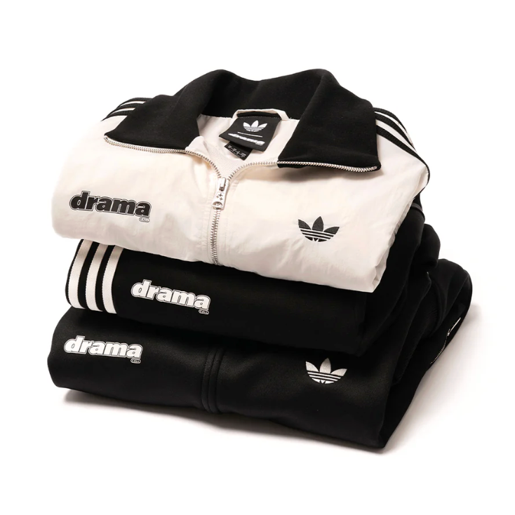 Drama x Adidas Zip Up Hood Black